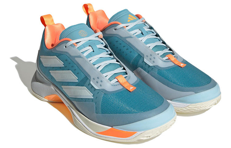 (WMNS) adidas Avacourt Tennis Shoes 'Preloved Blue Orange' HQ8403 - 3