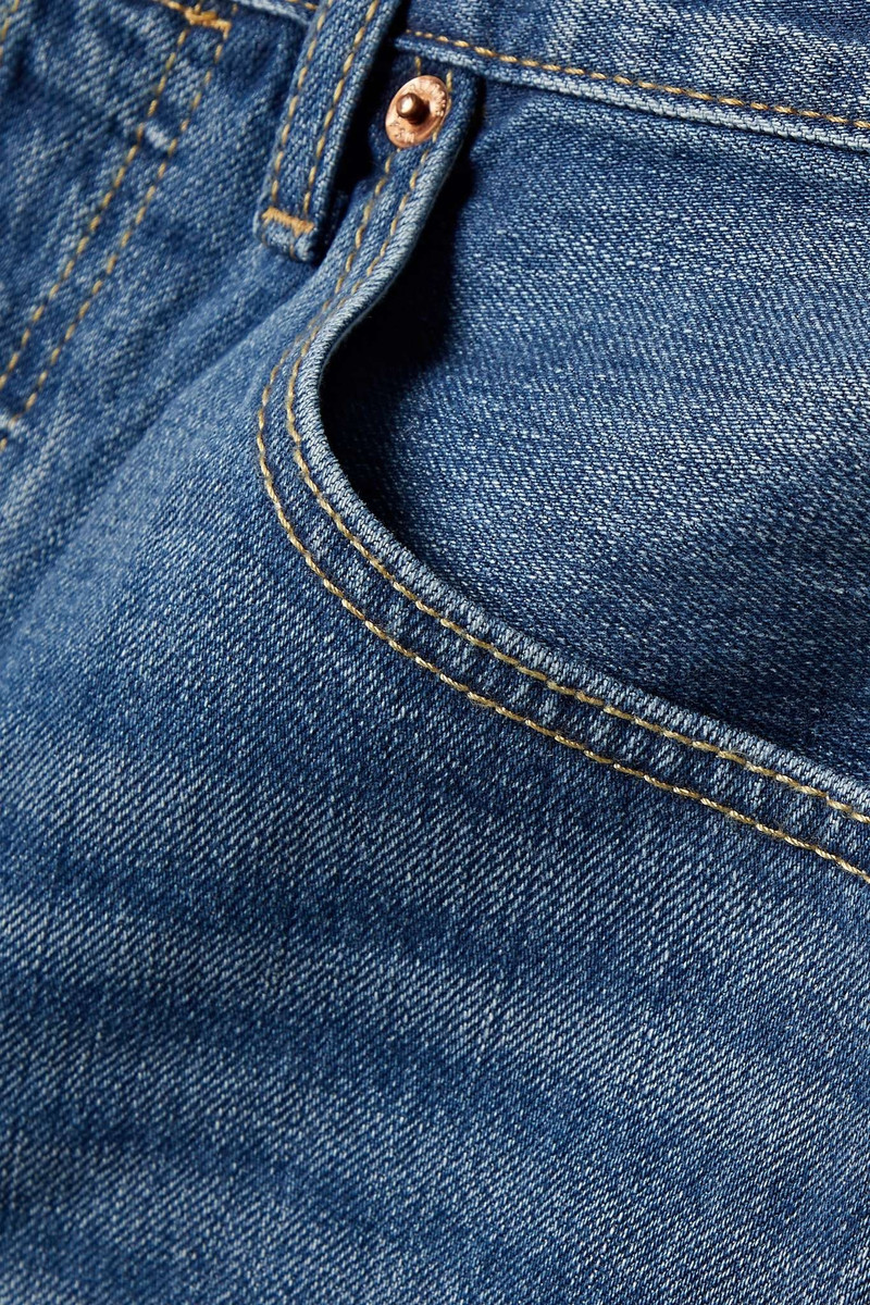 50s frayed denim shorts 4