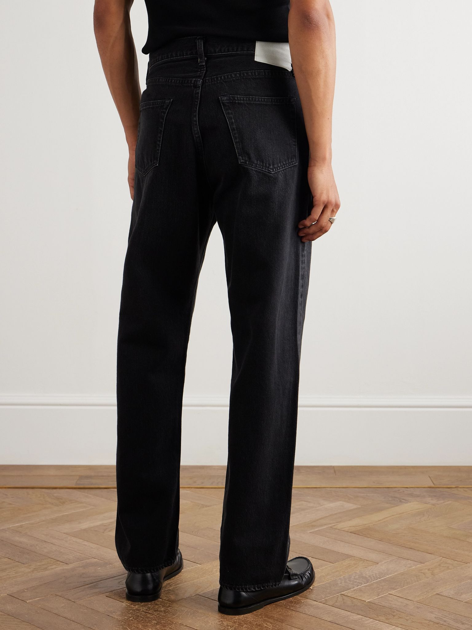 Vintage Reproduction Tapered Jeans Black - 4