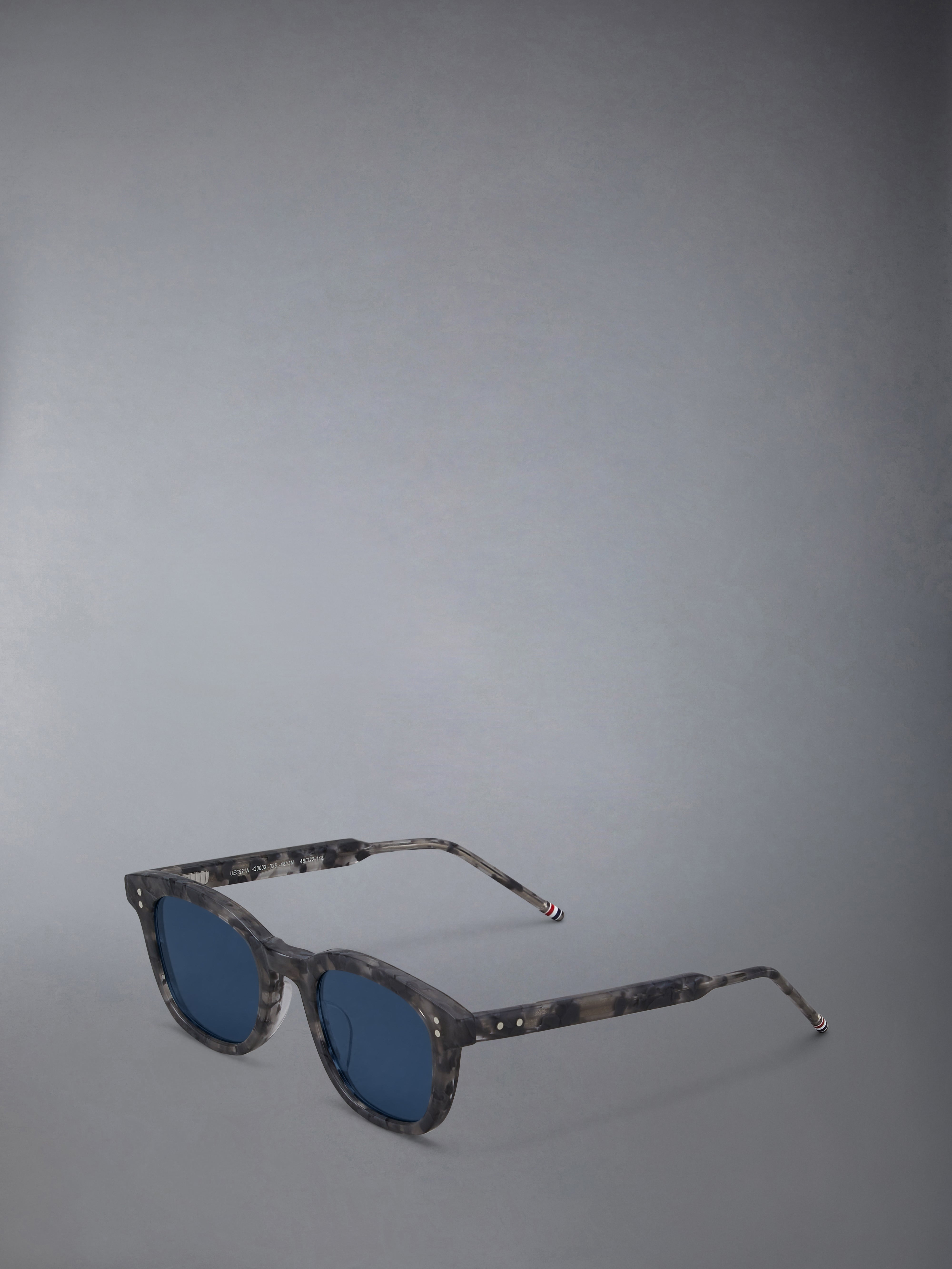 TORTOISE ACETATE RECTANGULAR SUNGLASSES - 6