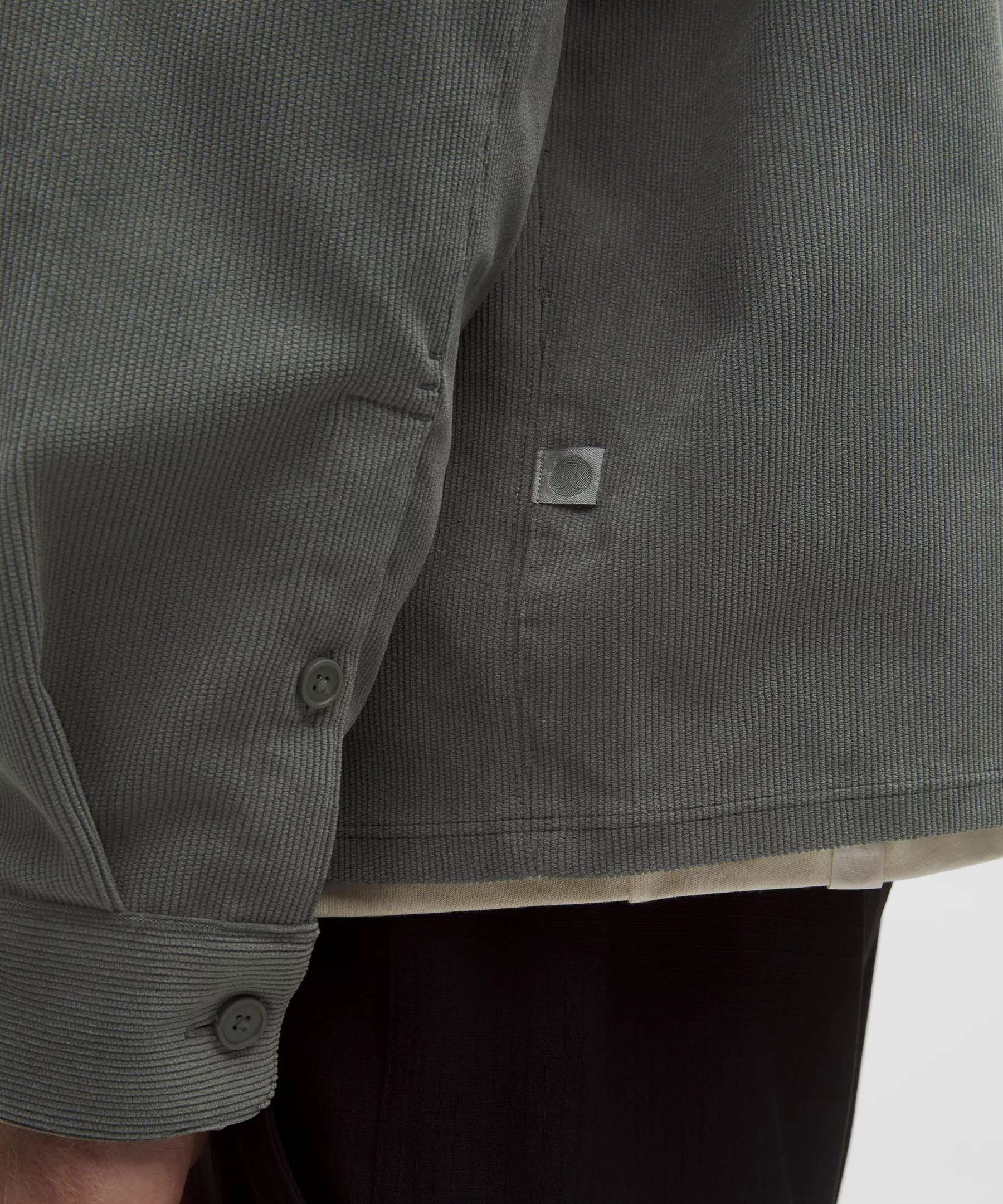 Corduroy Relaxed-Fit Long-Sleeve Button-Up Shirt - 5