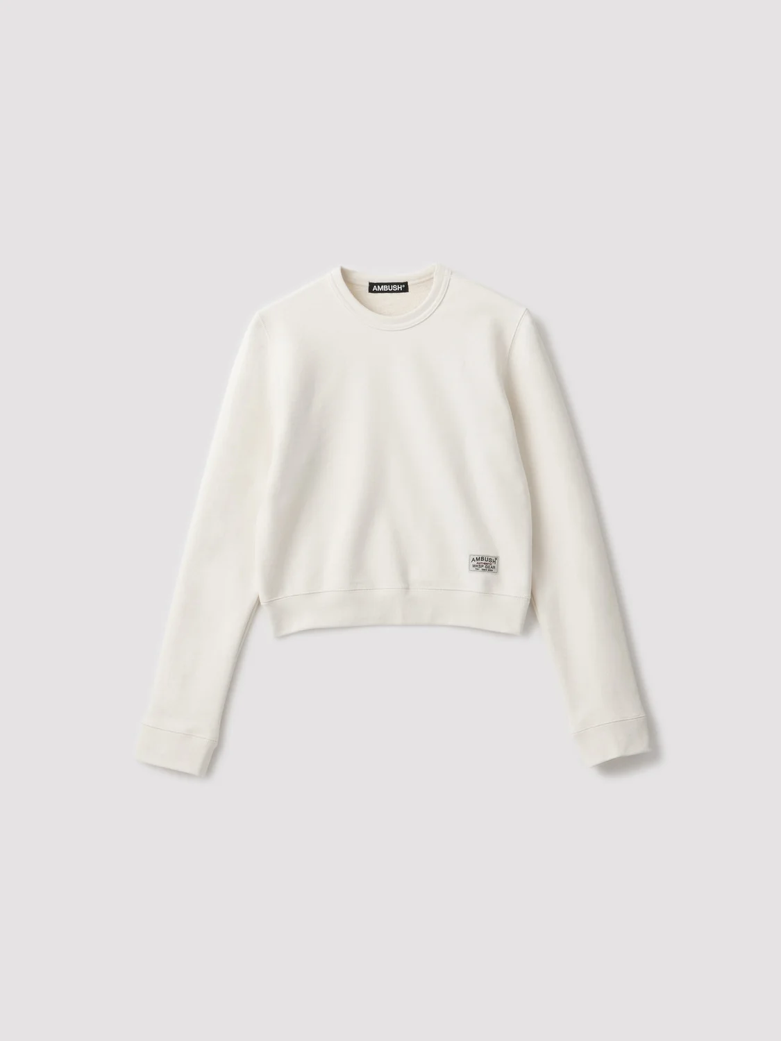 FITTED CREWNECK SWEATSHIRT - 1