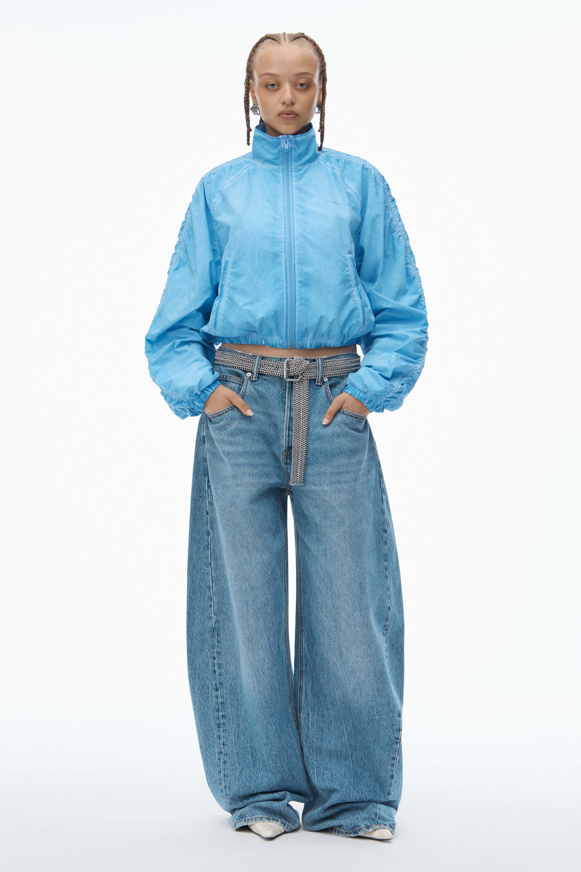 Ruched Track Jacket - 2
