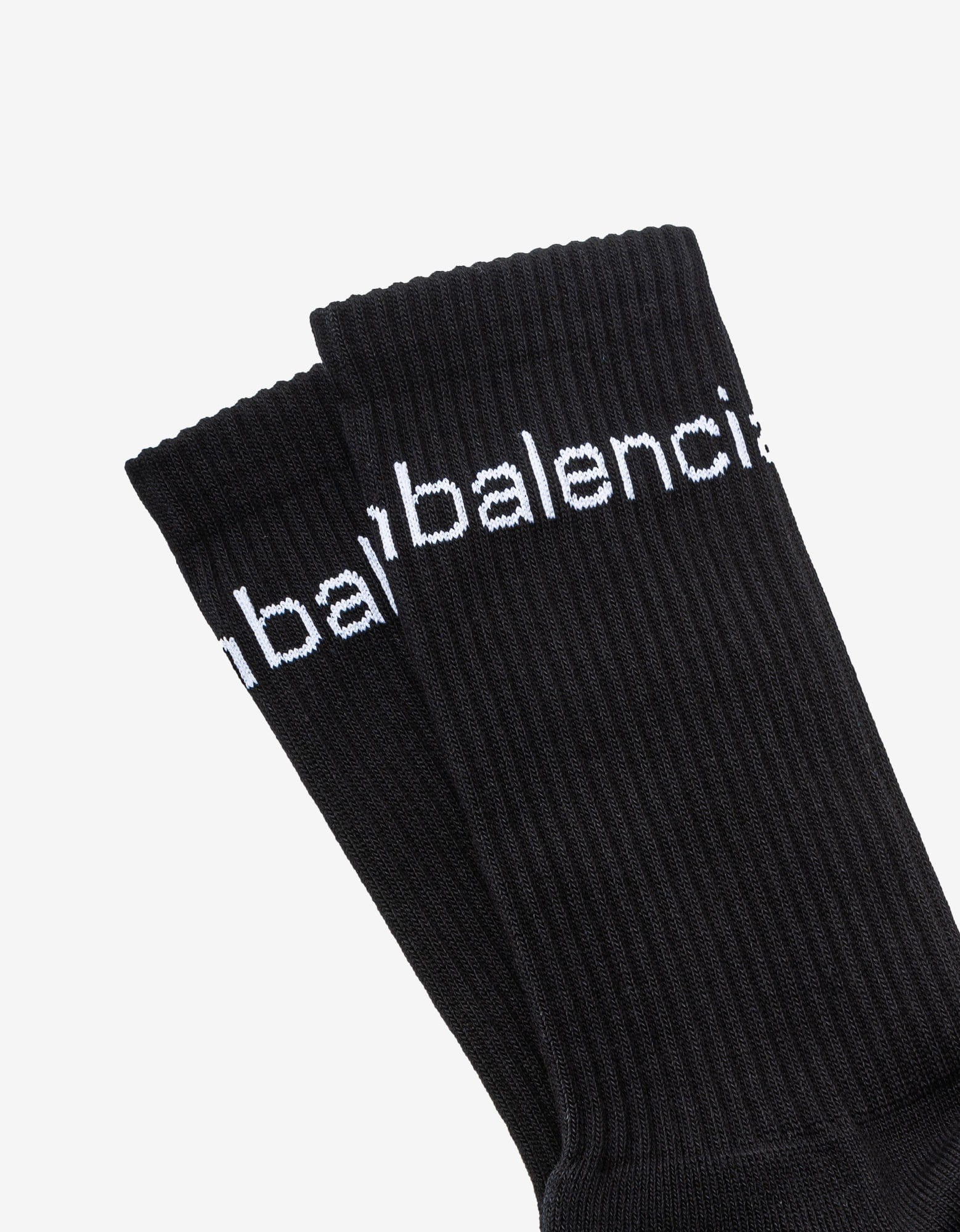 Balenciaga Black Bal.com Socks - 3