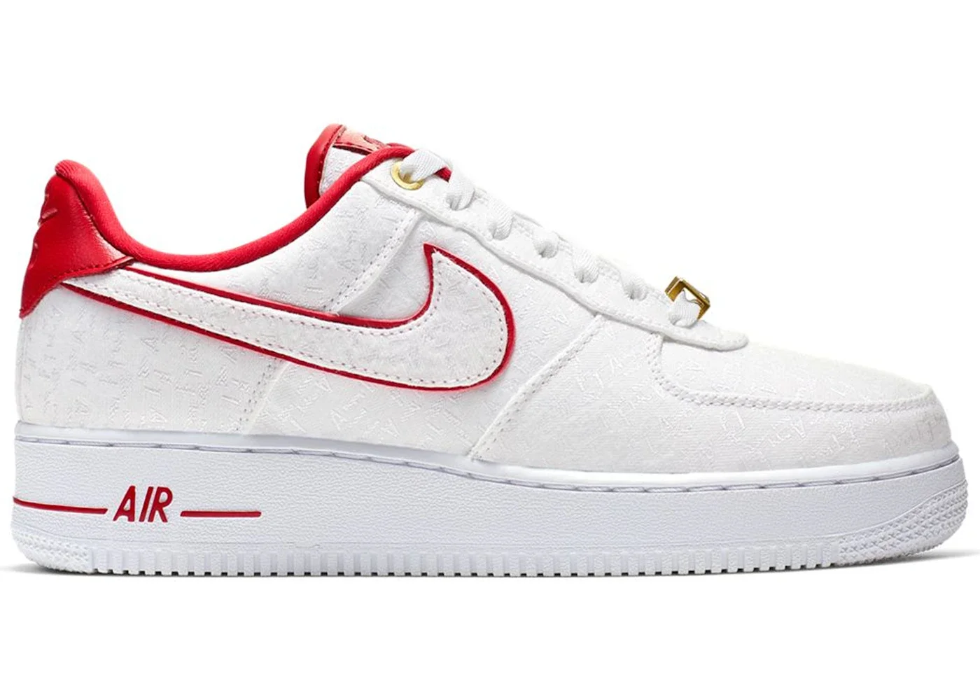 Nike Air Force 1 Low Lux White Red (Women's) - 1