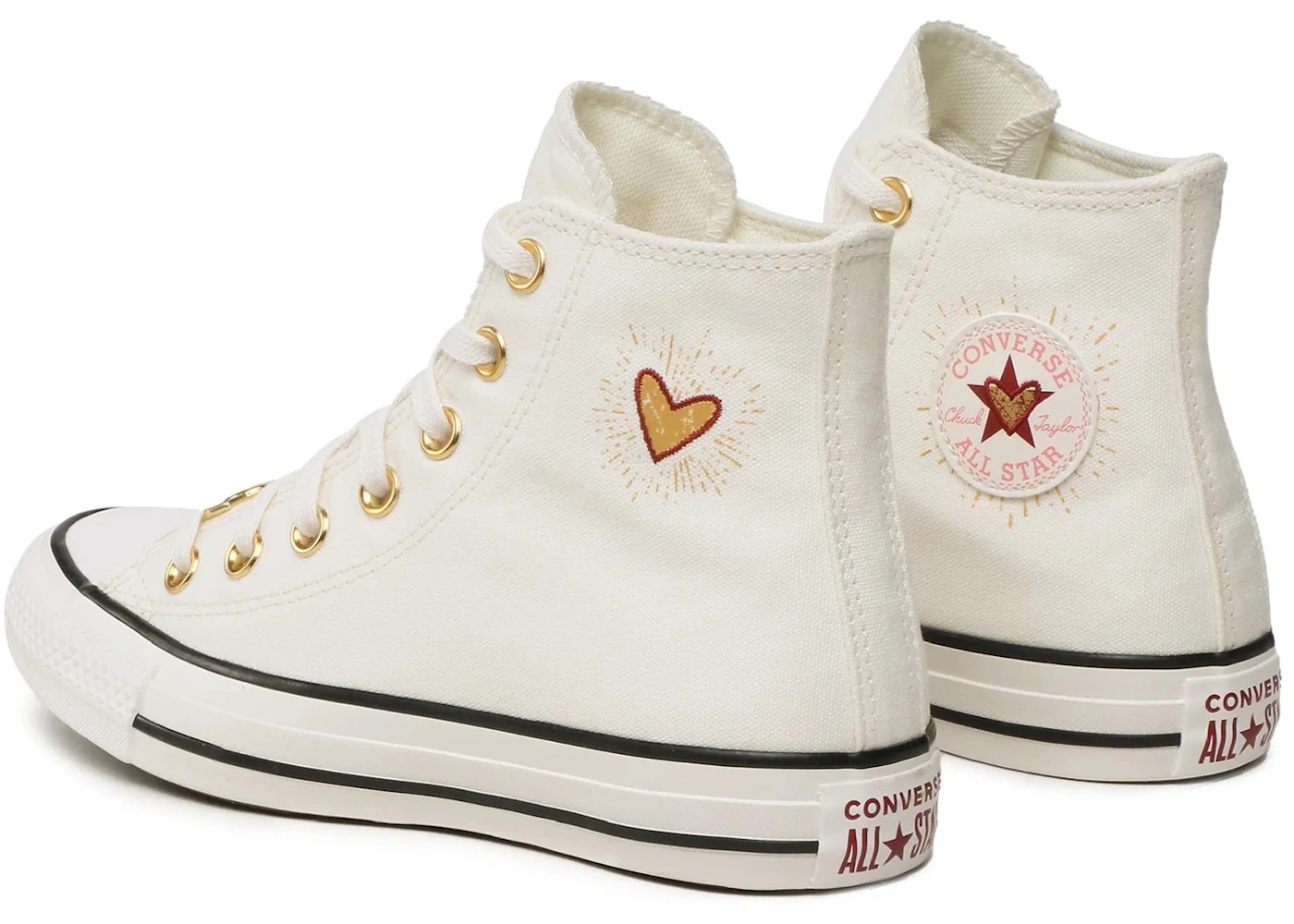 Converse Chuck Taylor All Star Hi Valentine's Day Vintage White (2023) (Women's) - 3