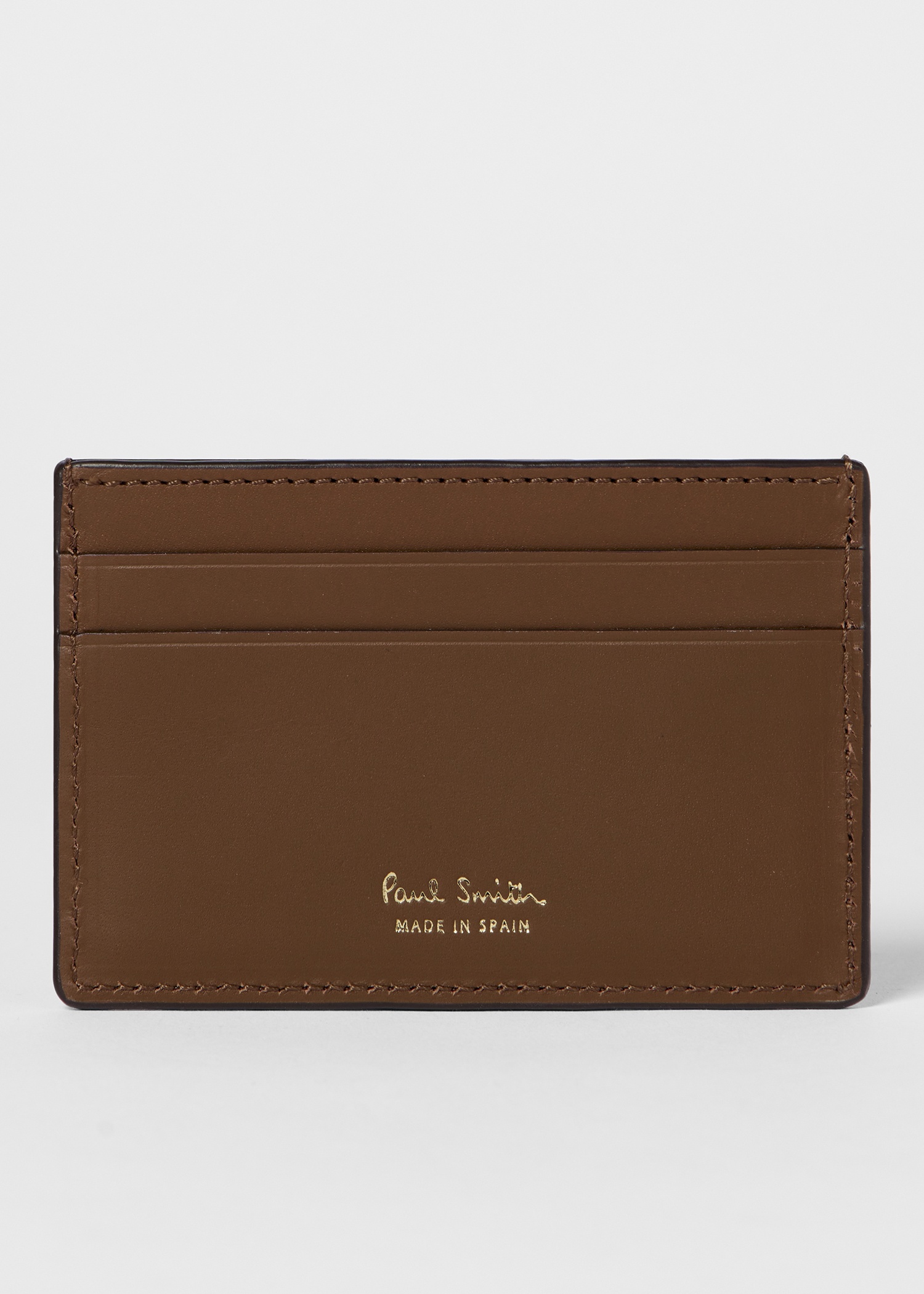 Women's 'Signature Stripe' Coated Canvas Card Holder - 2