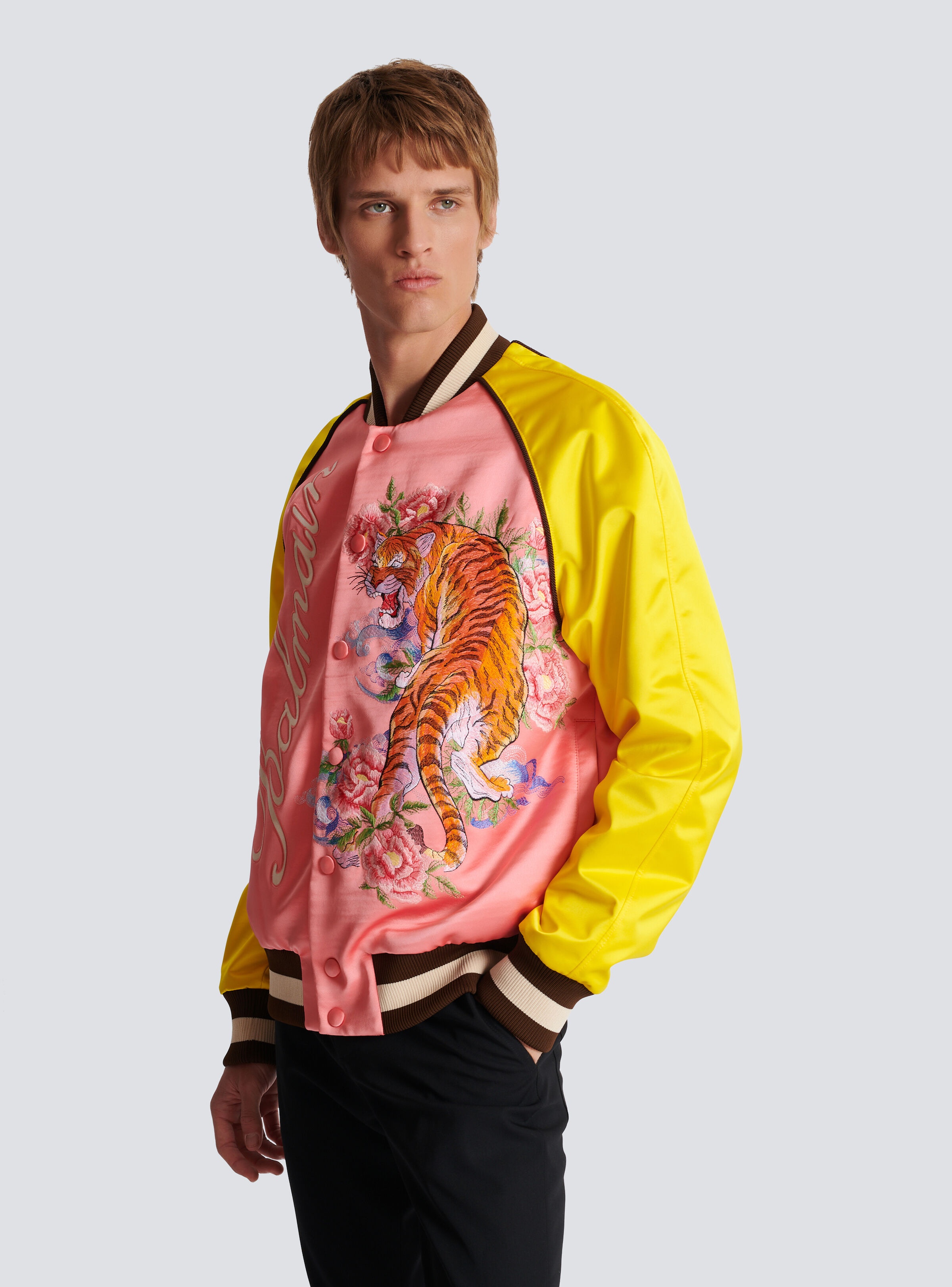 Tiger embroidered bomber - 6