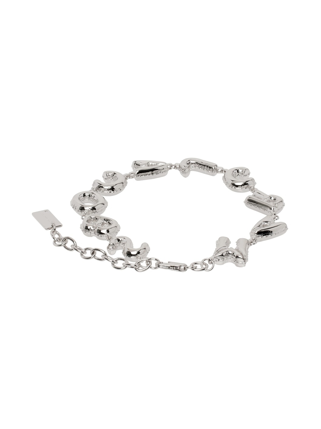 Marc Jacobs Polka Dot Charm Bracelet Silver