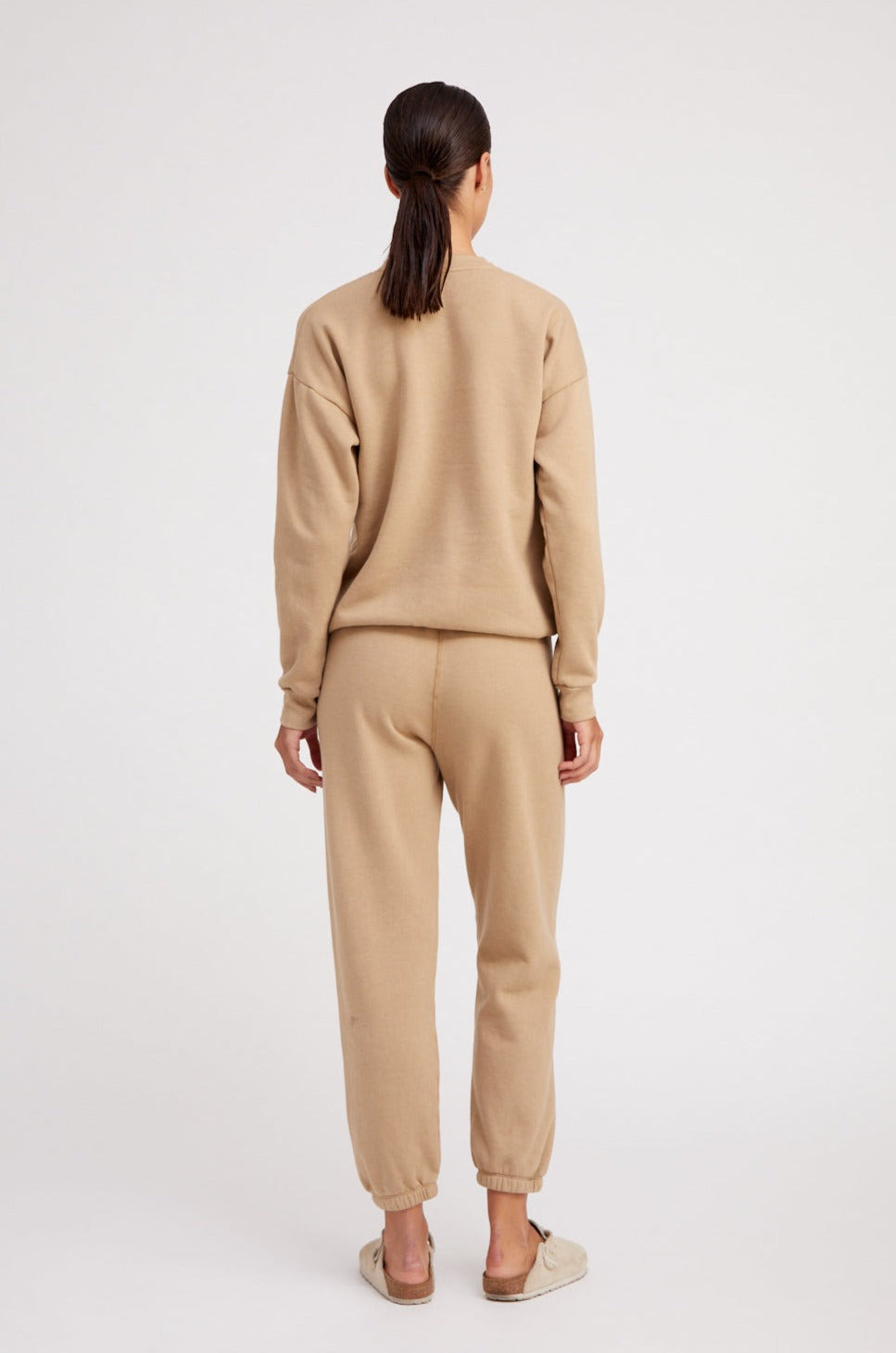 KHAKI HEART SWEATPANTS - 3