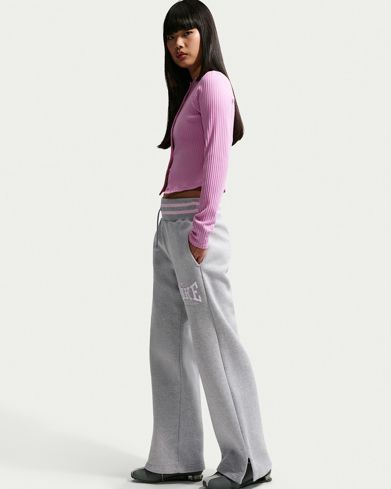 Nike Sportswear Phoenix Fleece Women's High-Waisted Wide-Leg Pants 4