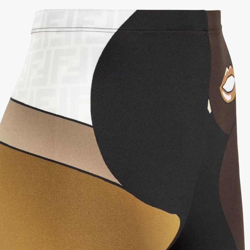 Multicolor Lycra® leggings 3