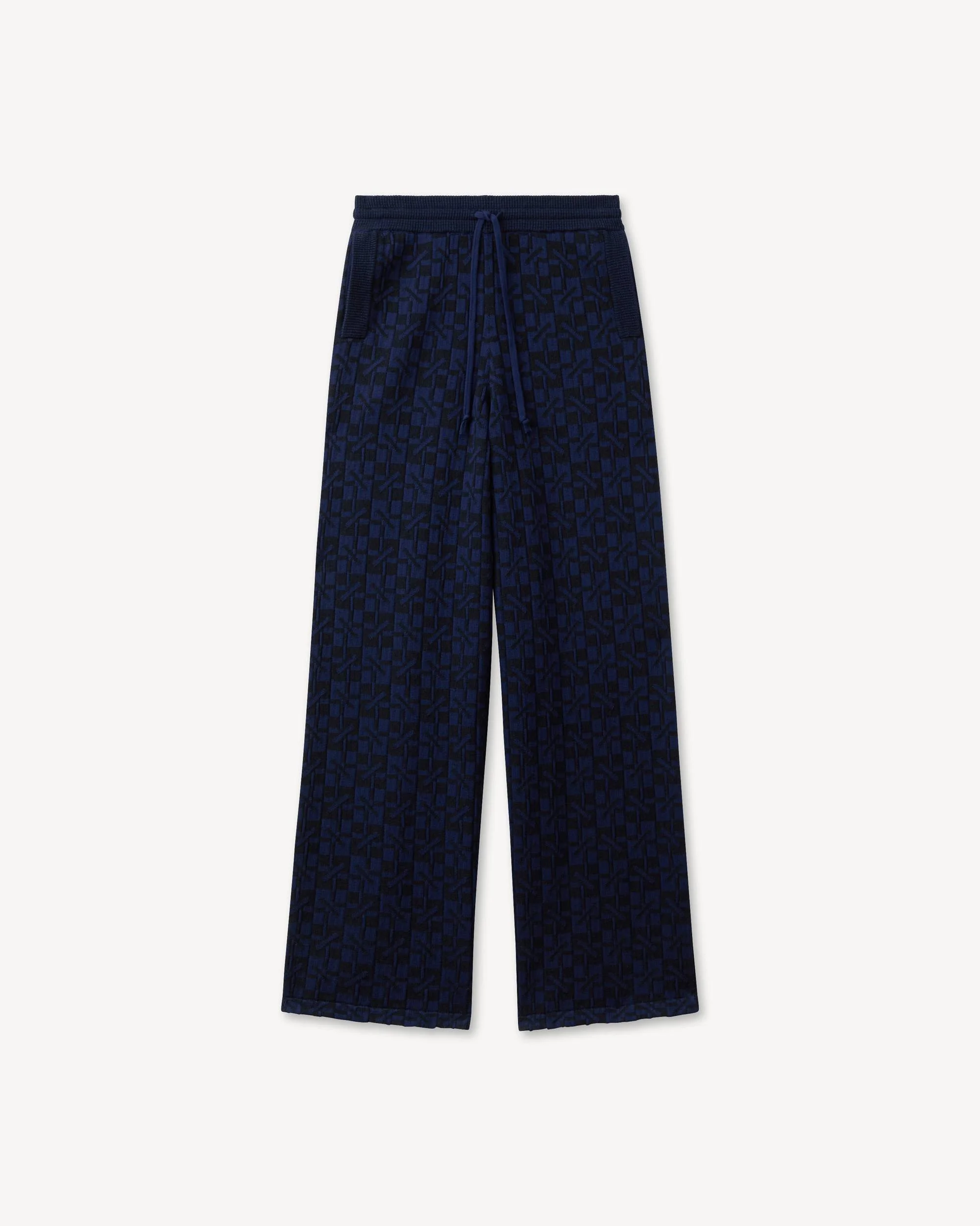 'Kenzogram' straight knitted pants - 1