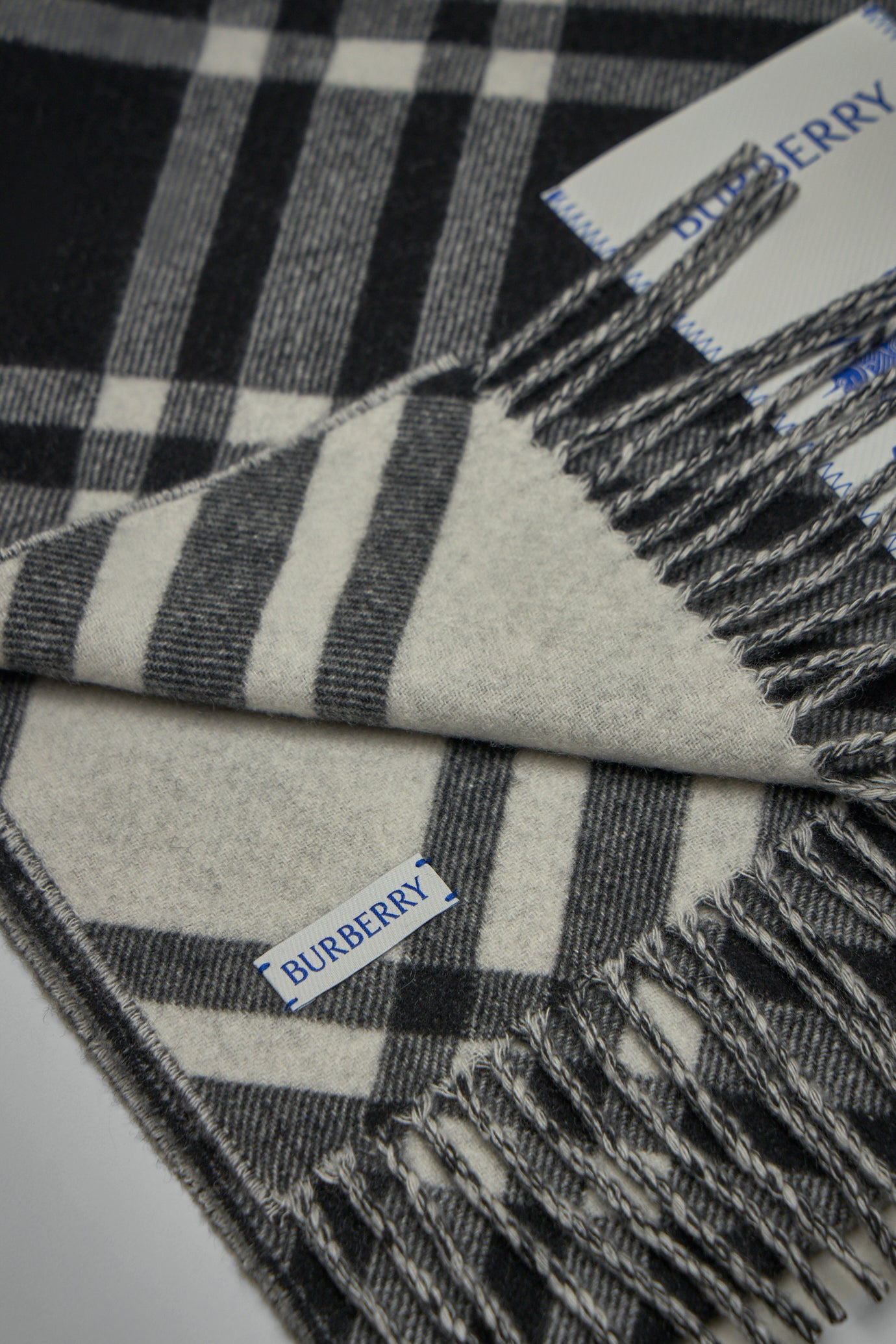 Check Cashmere Scarf - 3