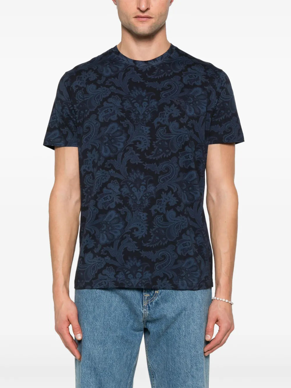 Etro Men T-Shirt With Paisley Print - 2