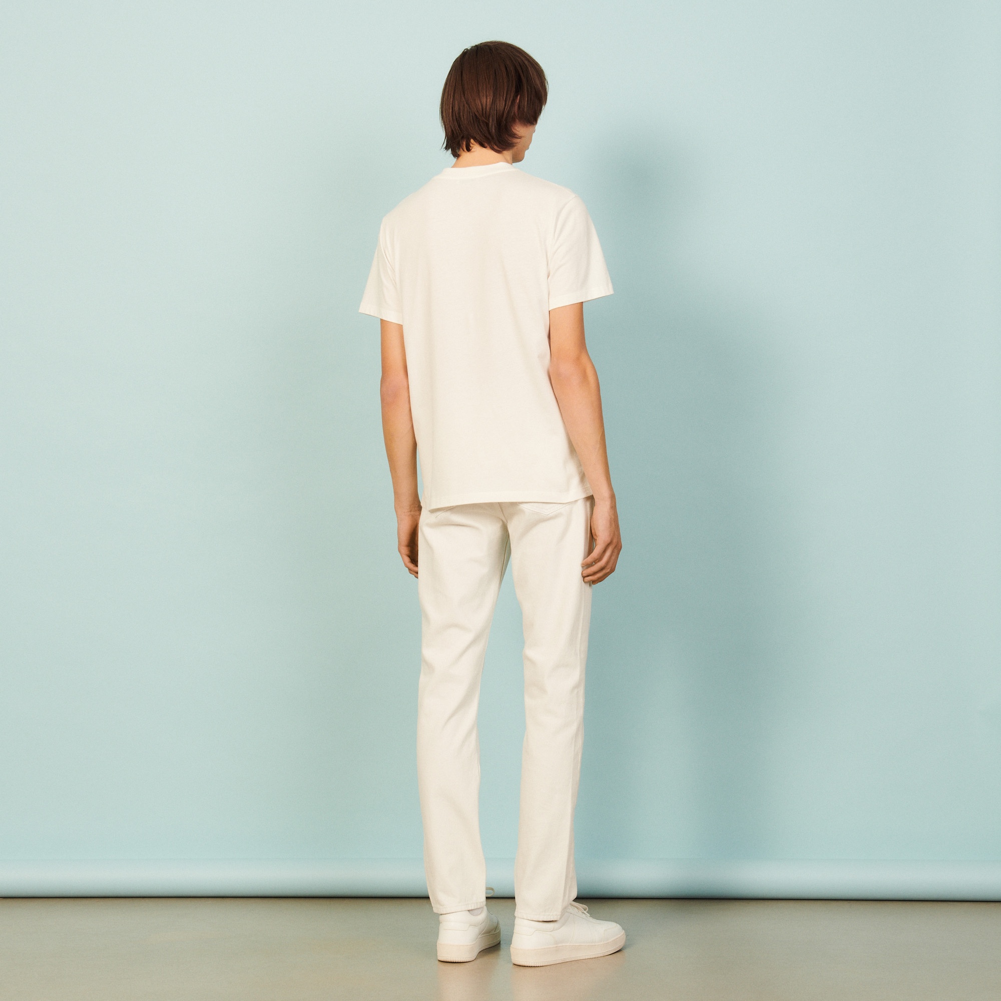 T-shirt with logo embroidery - 3