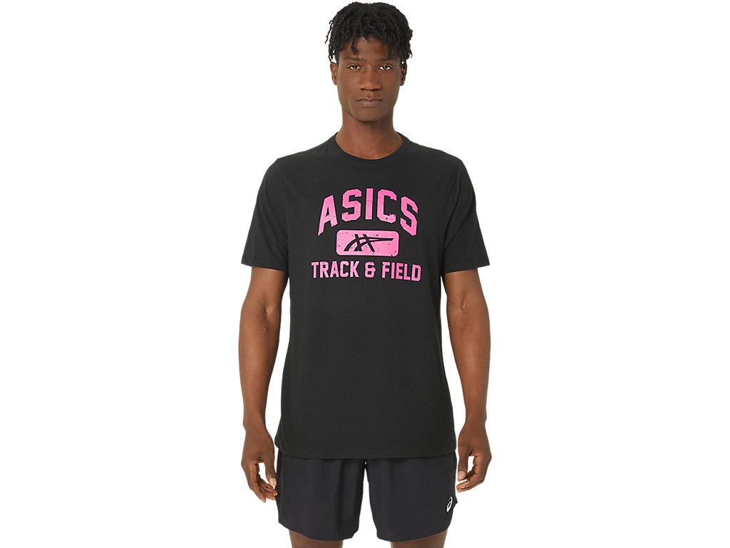 ASICS UNISEX TRACK AND FIELD GRAPHIC TEE - 1