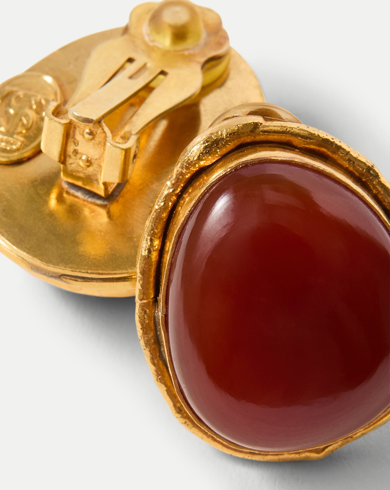 MACAROON CARNELIAN EARRING - 4