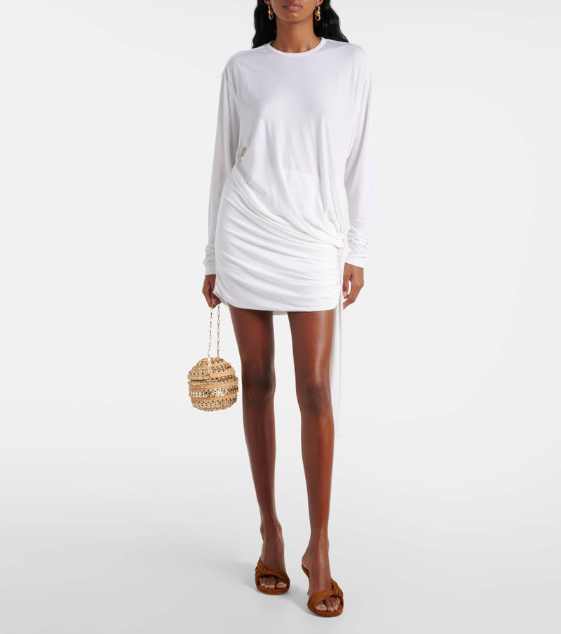 CHRISTOPHER ESBER Side Cowl draped jersey minidress outlook