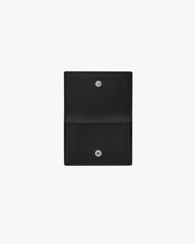 TINY WALLET IN GRAIN DE POUDRE EMBOSSED LEATHER 4