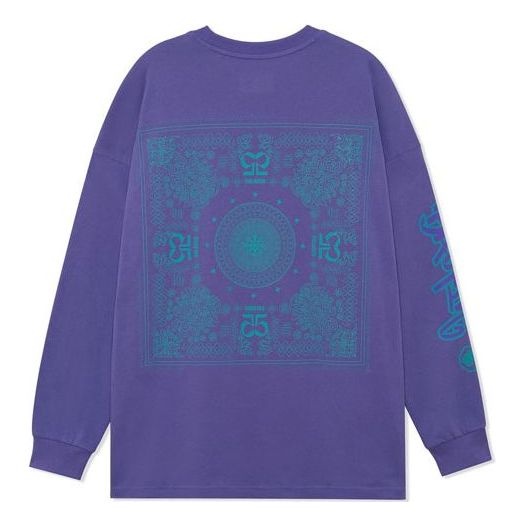 Li-Ning BadFive Graphic Long Sleeve T-shirt 'Purple' AHSRB51-1 - 2
