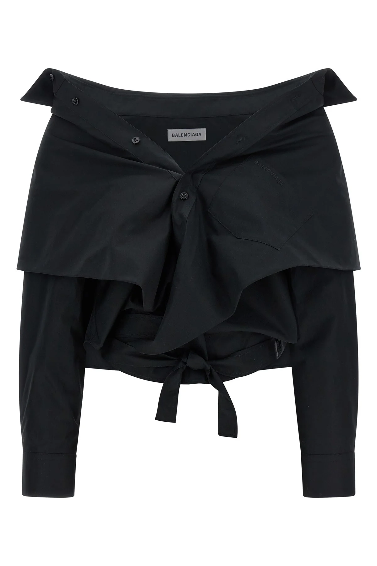 Crop shirt off the shoulder - 1