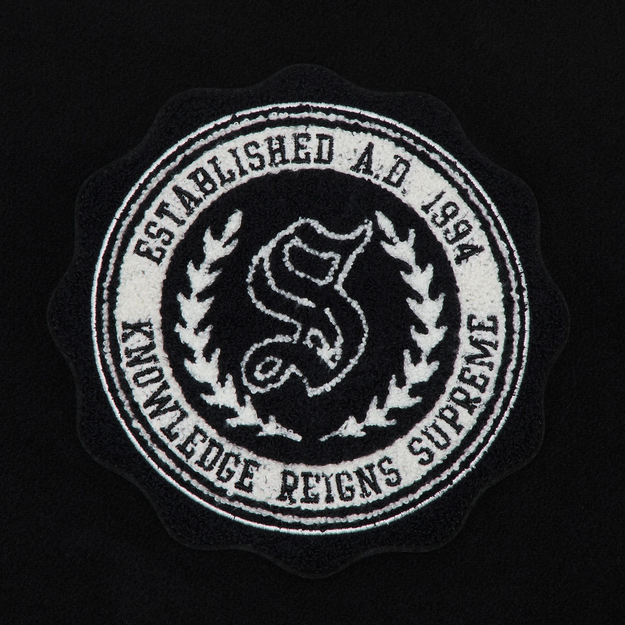 Supreme Veritas Varsity Jacket 'Black' - 3