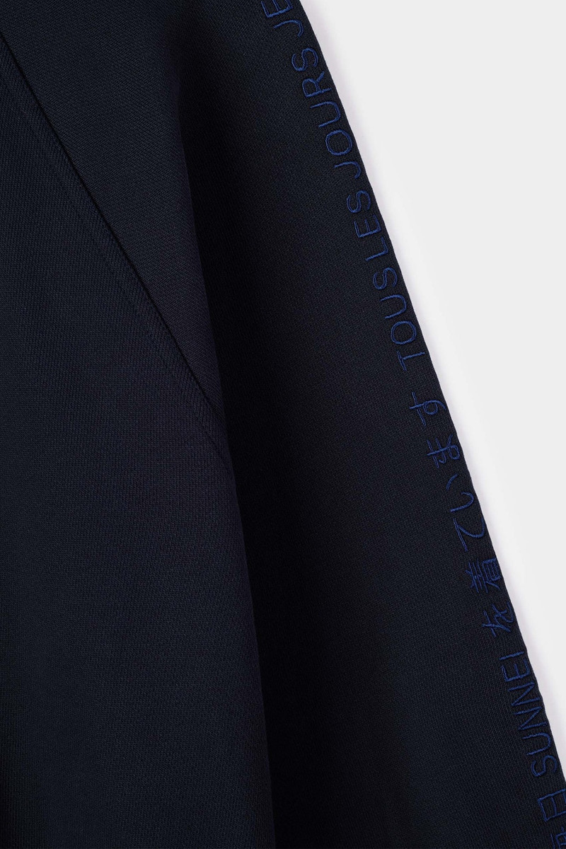 EMBROIDERED EIWS HOODIE / blue SUNNEI 3