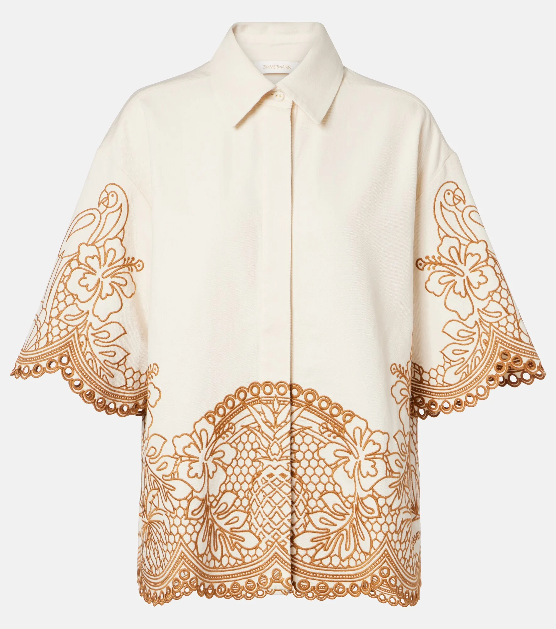 Como embroidered cotton shirt - 1