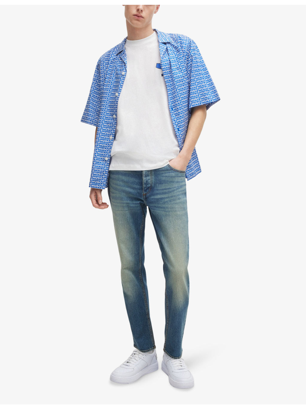 Logo-print relaxed-fit short-sleeve cotton shirt - 2