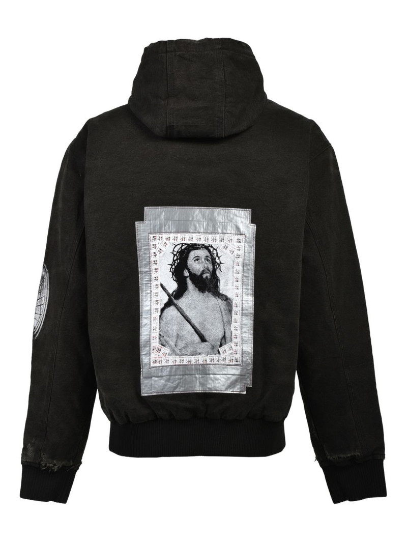 Enfants Riches Déprimés graphic-print hooded jacket outlook