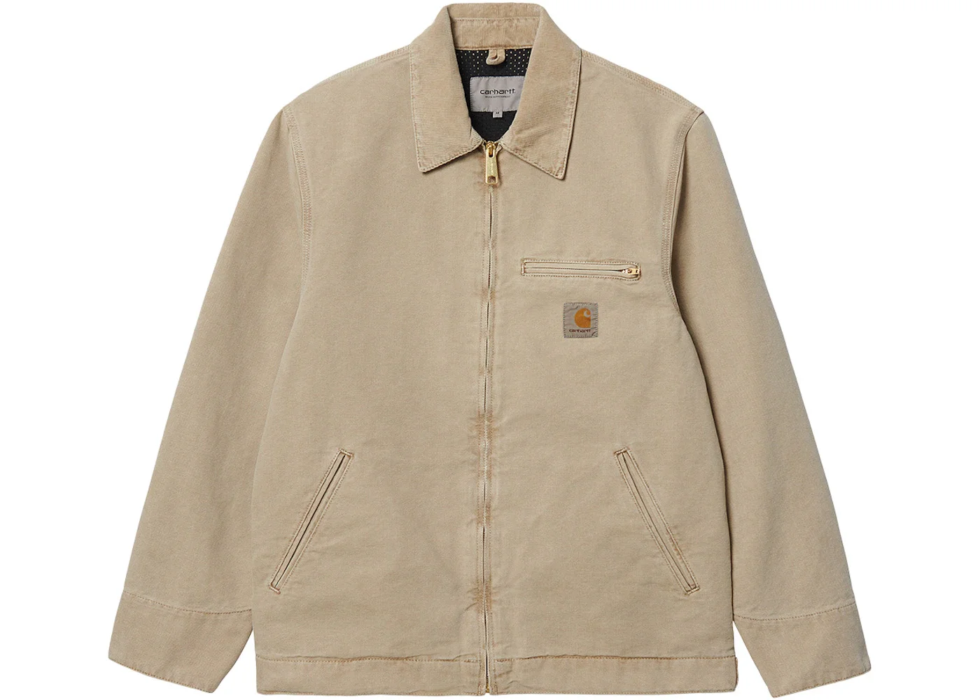 Carhartt WIP Detroit Dearborn Canvas 12oz (Summer) Jacket Dusty H Brown (Faded) - 1