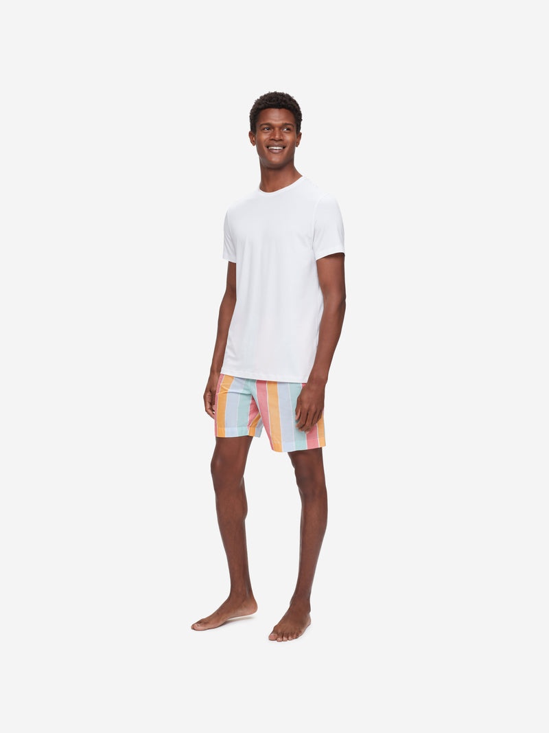 Men's Lounge Shorts Amalfi 18 Cotton Batiste Multi - 3