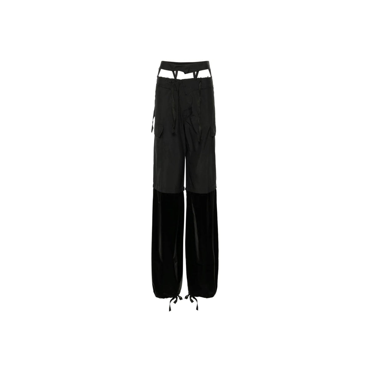 BAGGY CARGO PANTS (BLACK) - 1