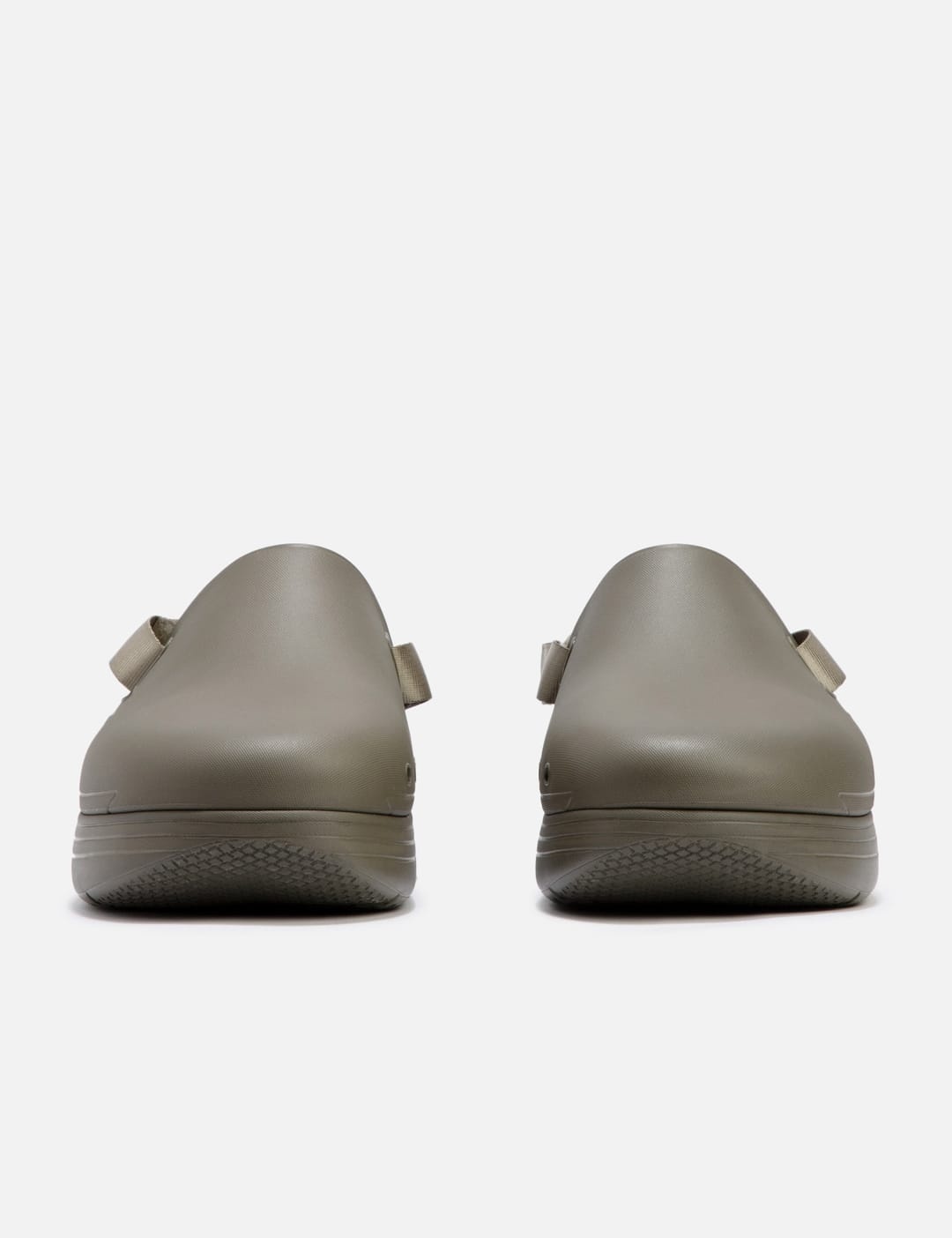 Webbing-Trimmed Rubber Mules - 2