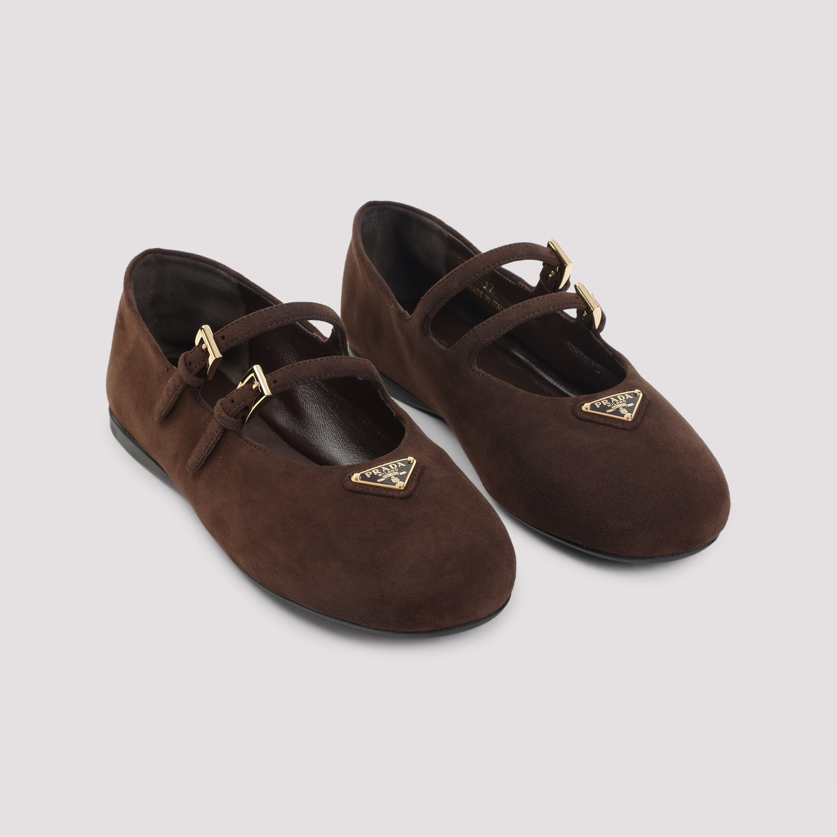Prada Suede Leather Ballerinas Women - 3