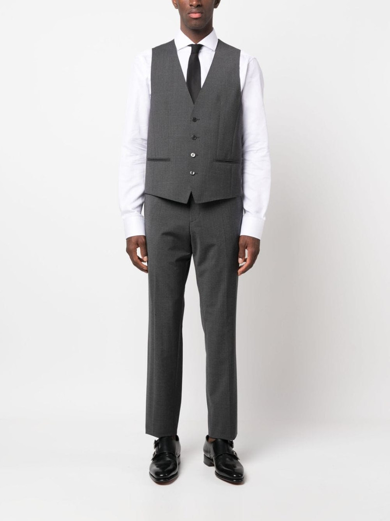 BOSS single-breasted buttoned waistcoat outlook
