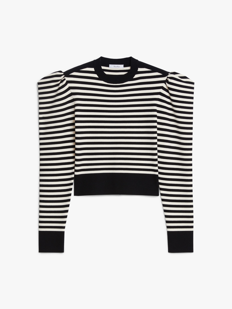 VOLPINO Striped viscose jumper - 1