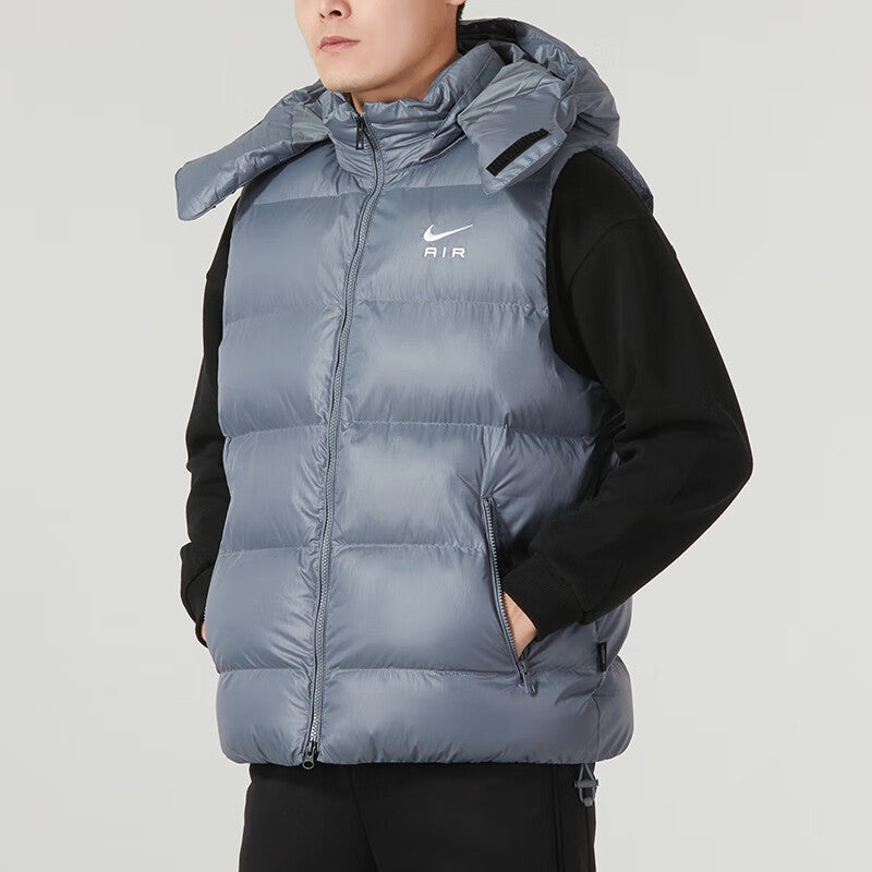 Nike Air Therma-FIT Hoody Vest 'Grey' FD6428-065 - 5