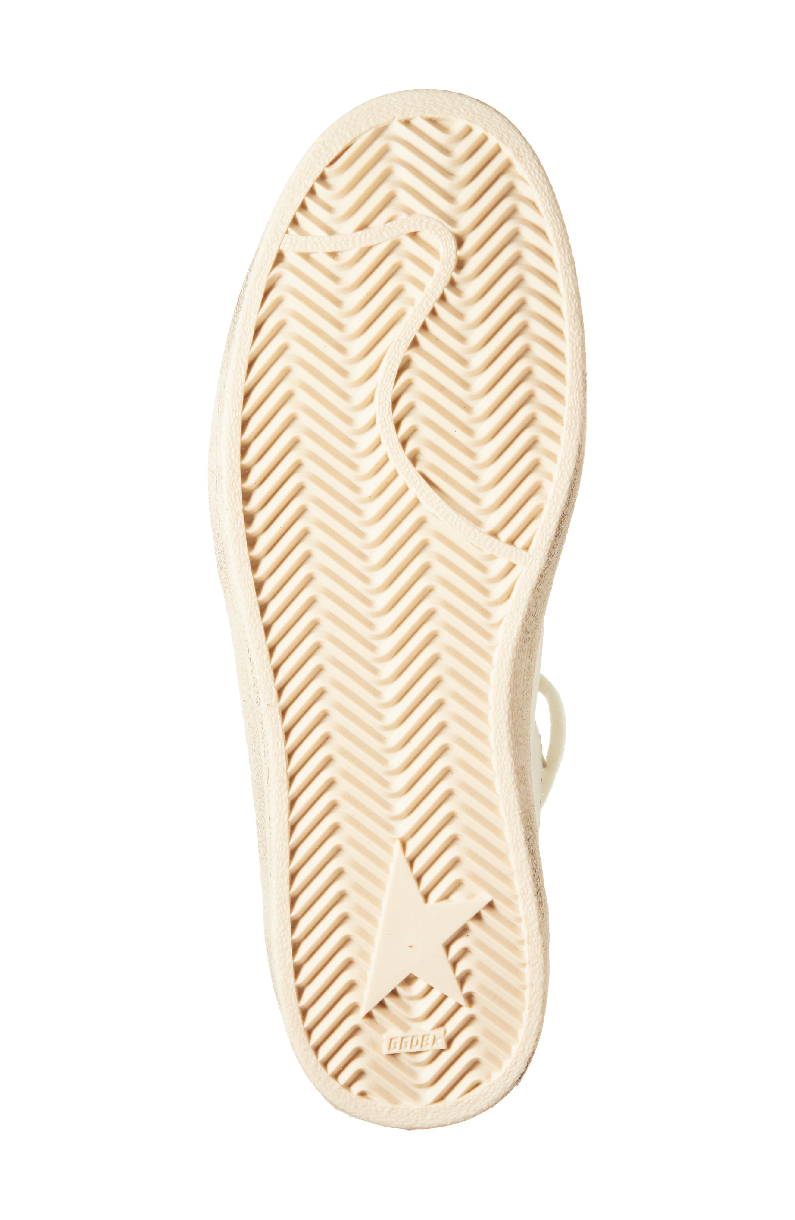 Golden Goose Ball Star Low Top Sneaker in White/Bordeaux/Gold at Nordstrom - 6