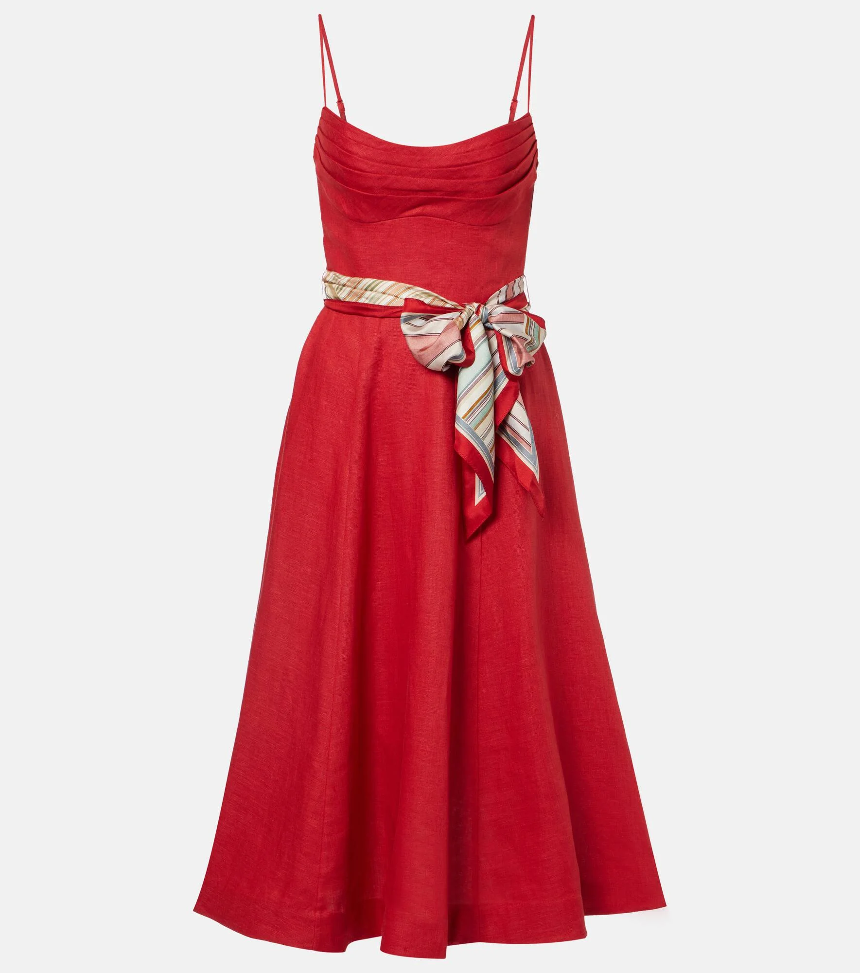 Rebellion linen midi dress - 1