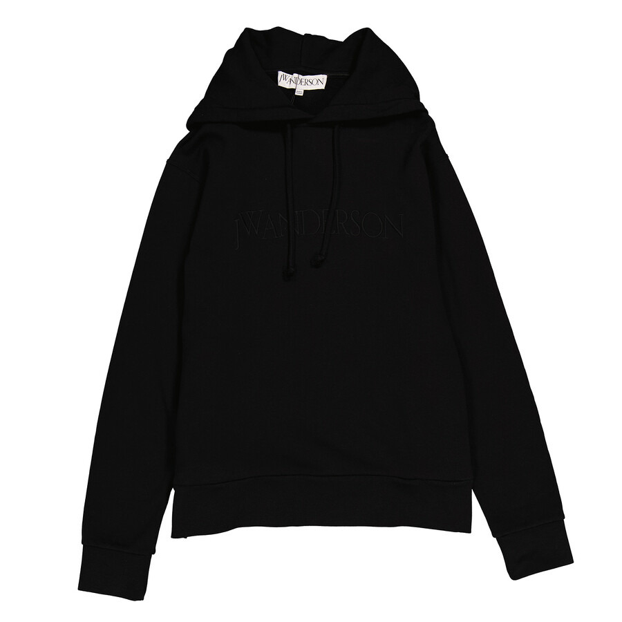 JW Anderson Logo Embroidery Cotton Hoodie - 5