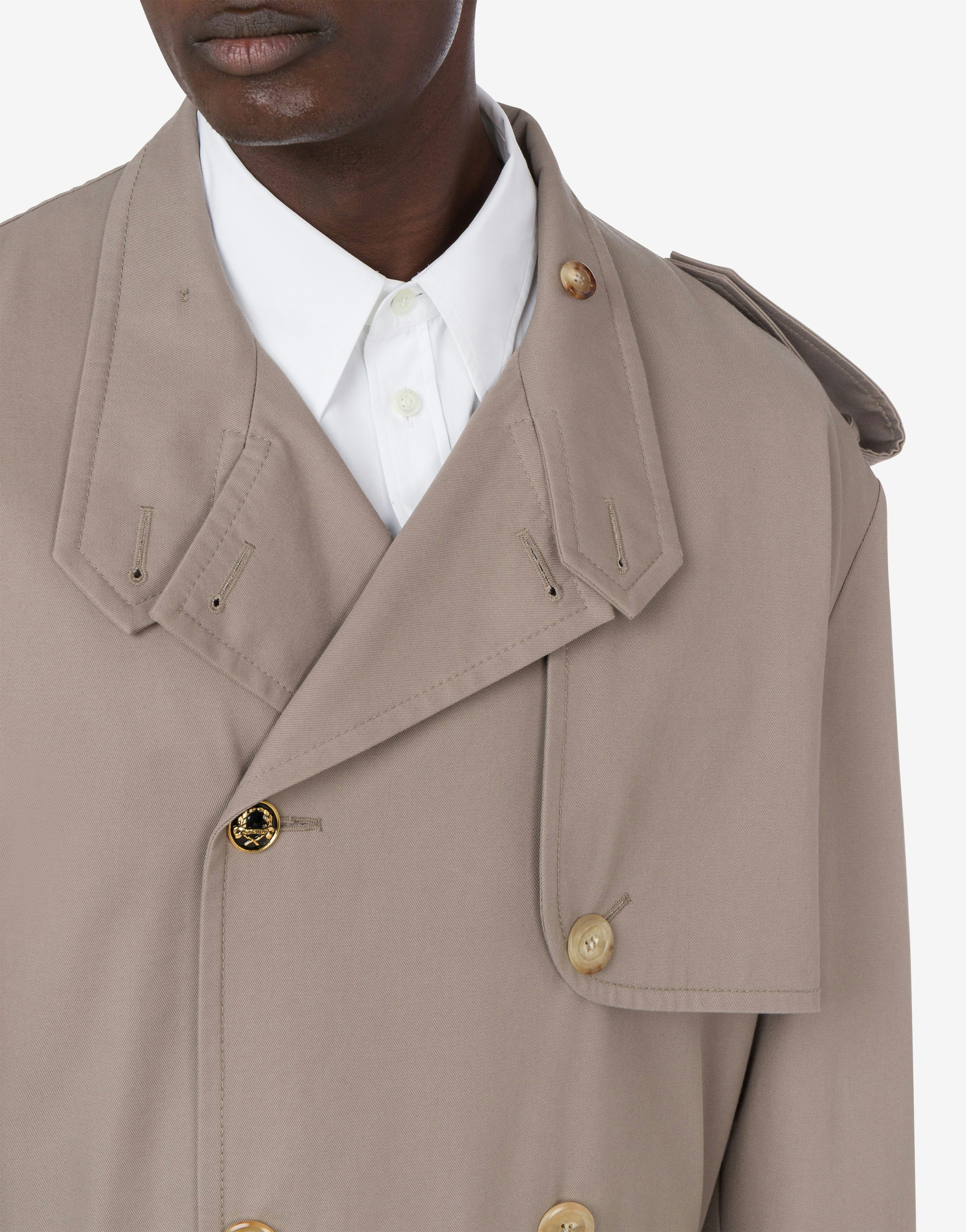 GABARDINE TRENCH COAT TAILORED TWIST - 4