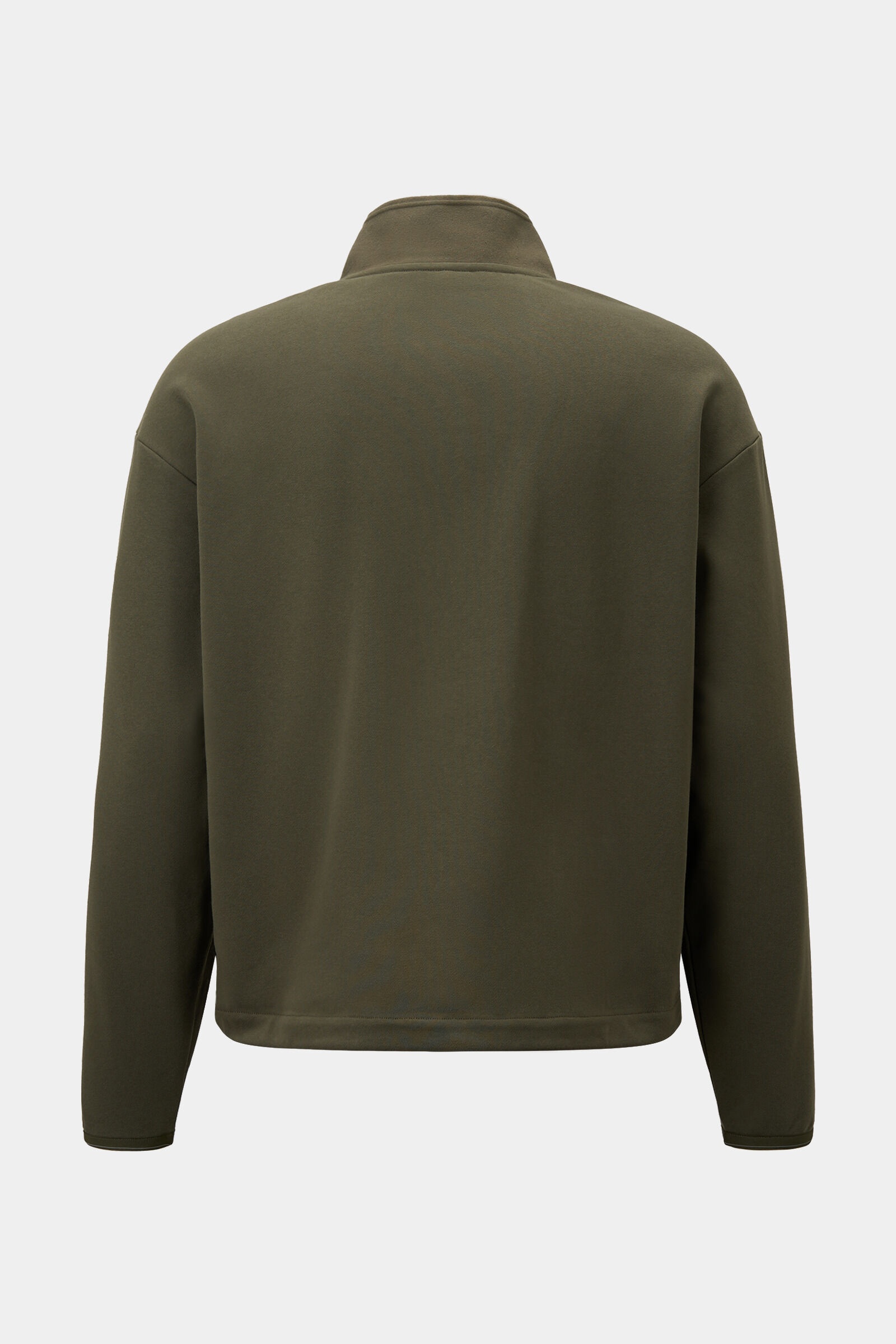 Brody jersey jacket in Olive green - 2
