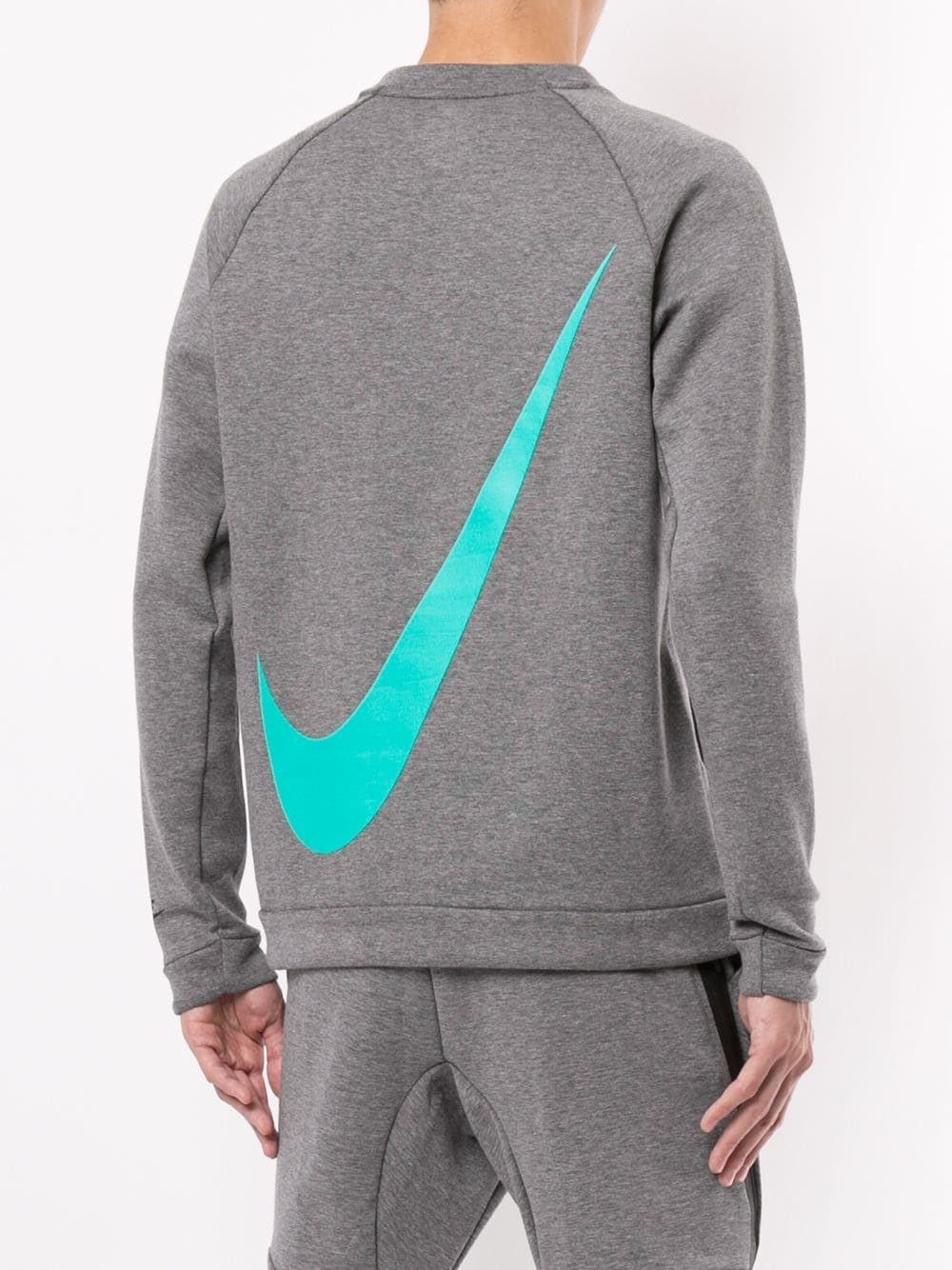 swoosh logo sweatshirt - 4