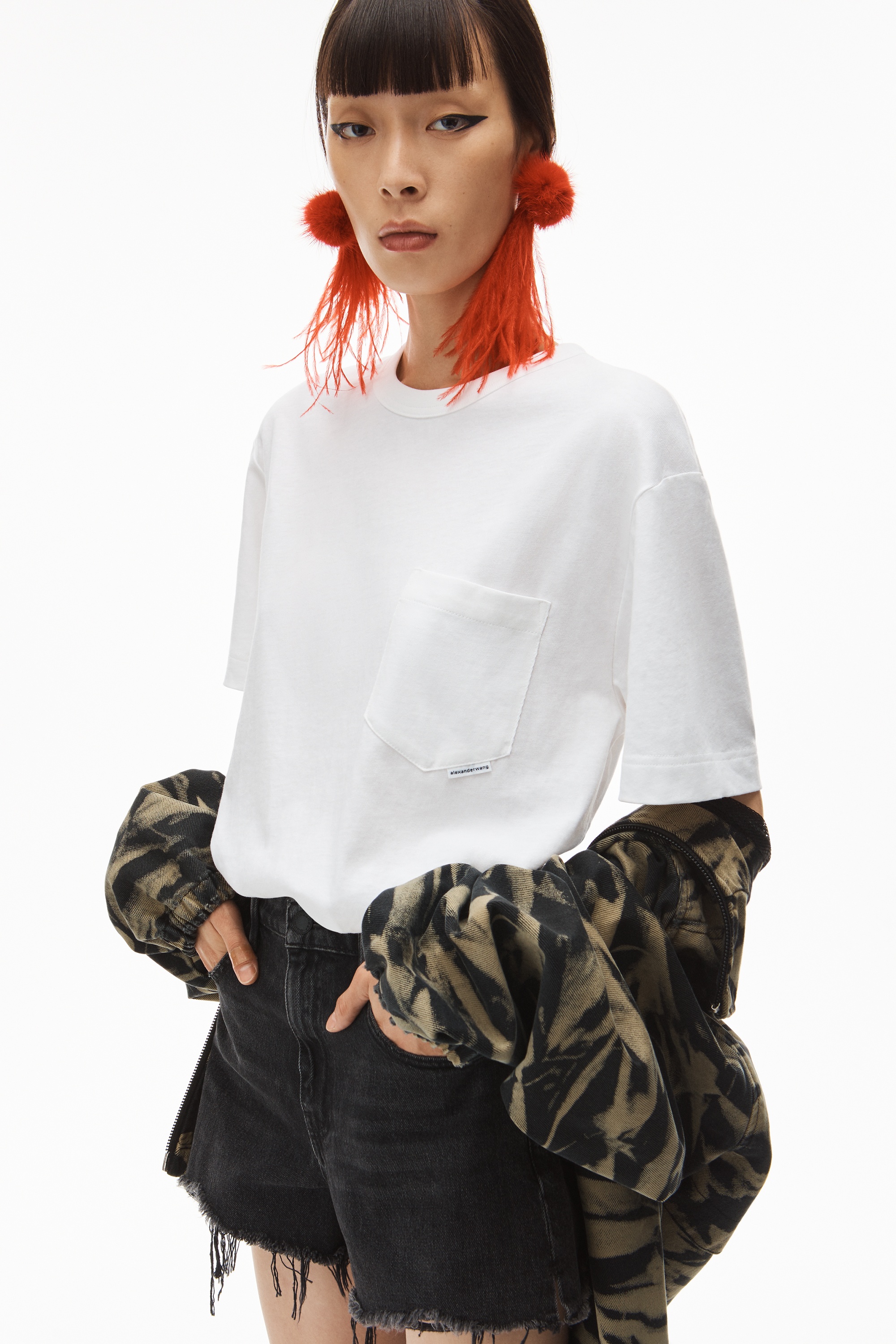 POCKET TEE IN HIGH TWIST JERSEY - 3