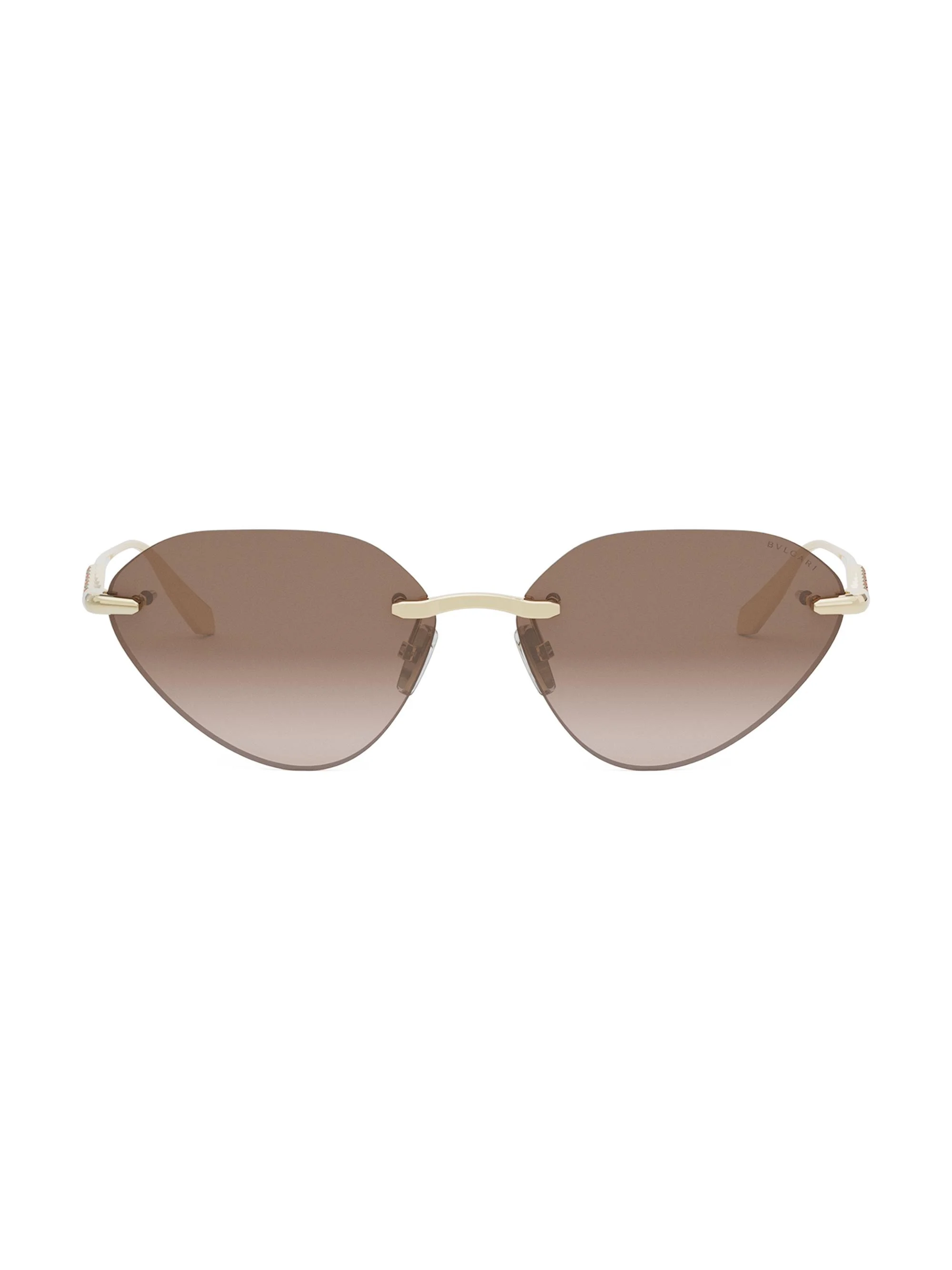 Women's Serpenti 59MM Cat-Eye Sunglasses - Gradient Brown Gold - 1