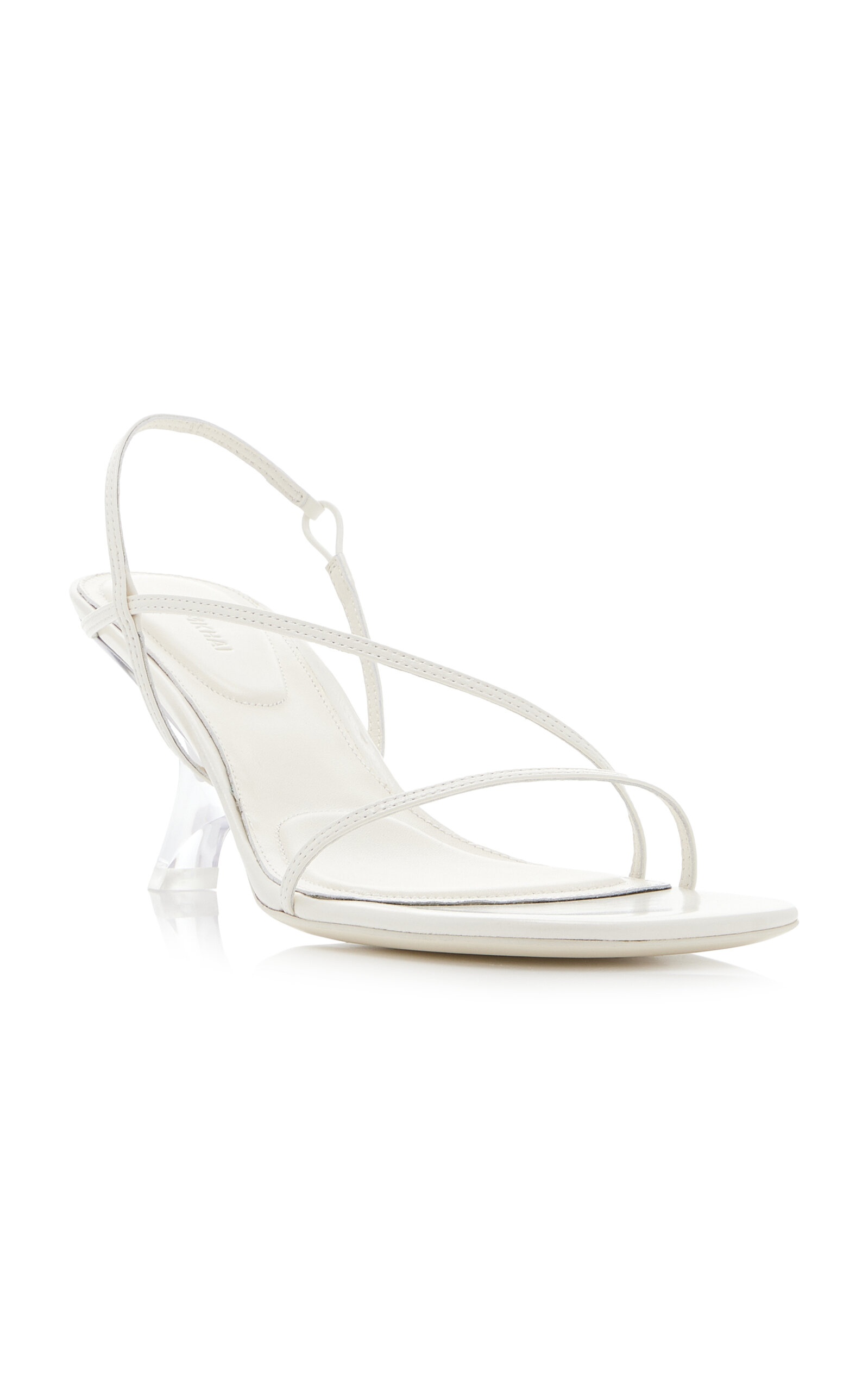 Shadow Leather Sandals white - 4