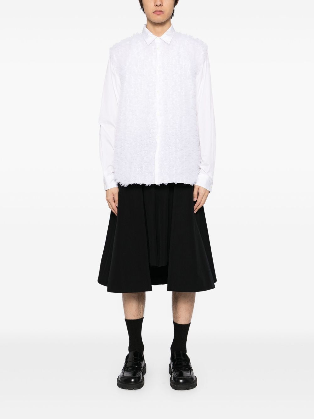 pompom detailing shirt - 2