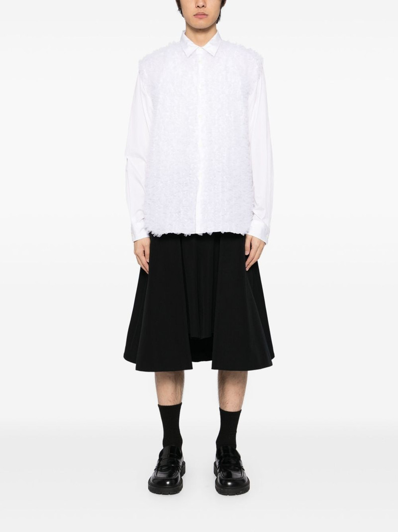 Comme des Garçons Homme Plus pompom detailing shirt outlook